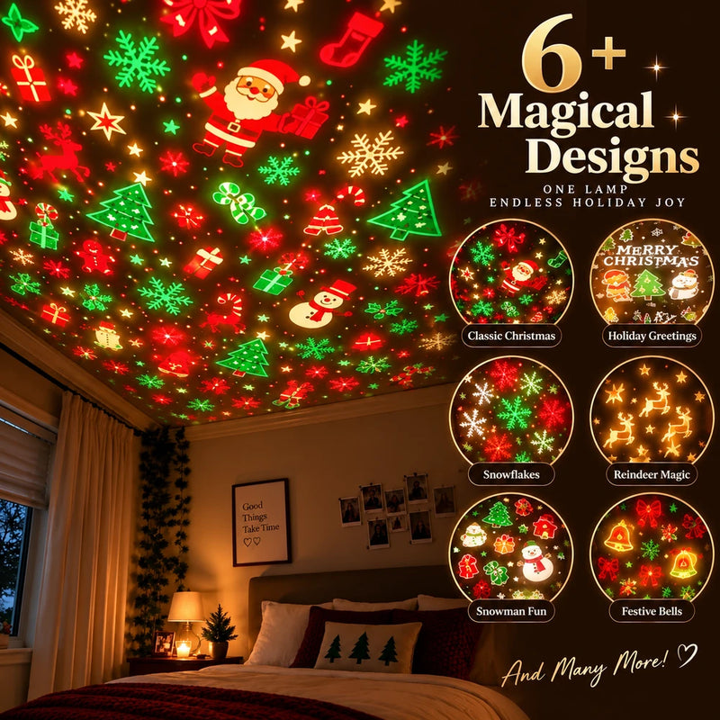 The LazyLights™ Christmas Projector