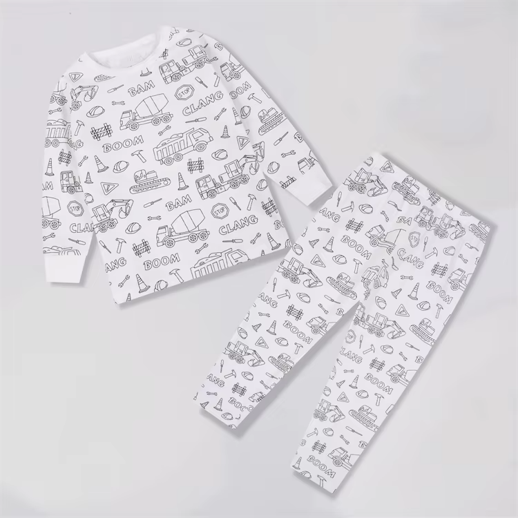 Color-In Kids Pajamas
