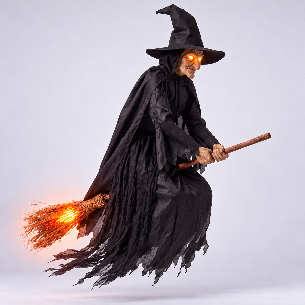 GhostGlide™ Flying Scare Ghost - Witch