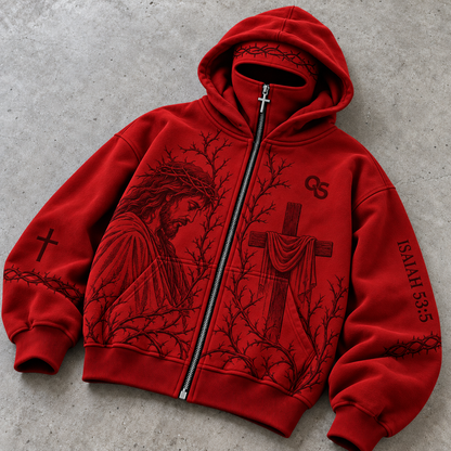 Scripture Mask Hoodie