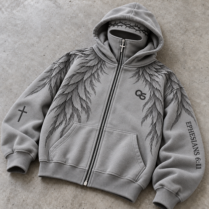 Scripture Mask Hoodie