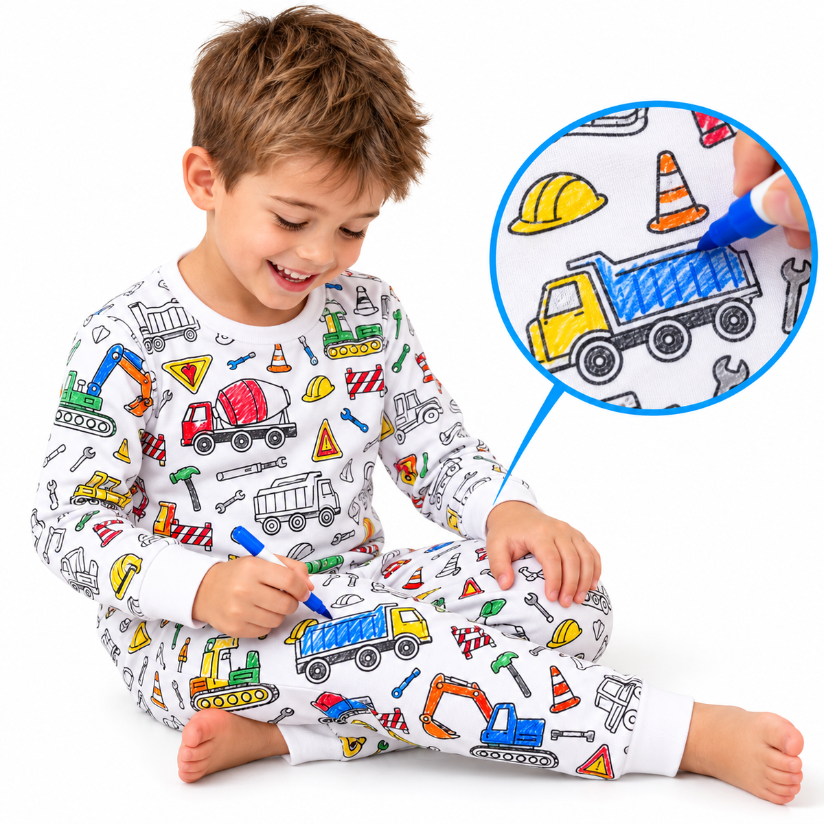 Color-In Kids Pajamas