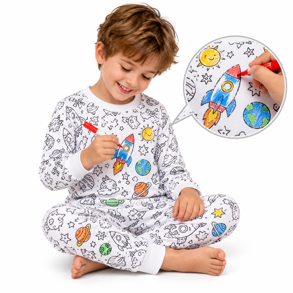 Color-In Kids Pajamas