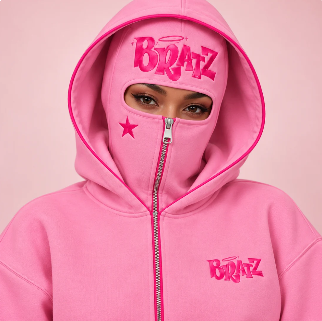Y2K Balaclava Zip-Up Hoodie