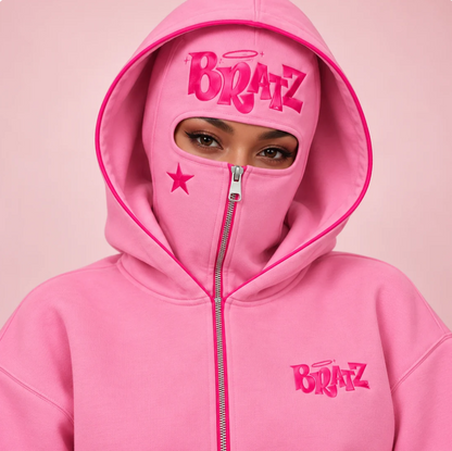 Y2K Balaclava Zip-Up Hoodie