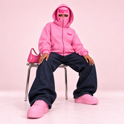 Y2K Balaclava Zip-Up Hoodie