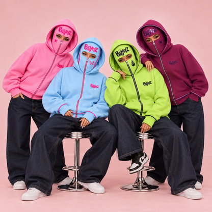 Y2K Balaclava Zip-Up Hoodie