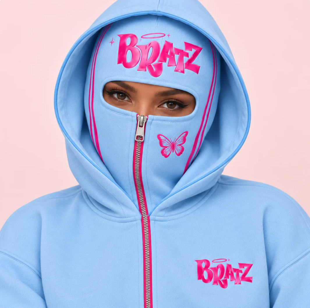 Y2K Balaclava Zip-Up Hoodie