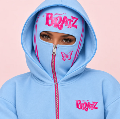 Y2K Balaclava Zip-Up Hoodie