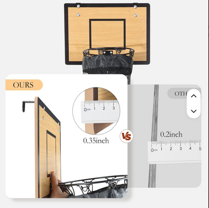 Over-the-Door Basketball Laundry Hamper