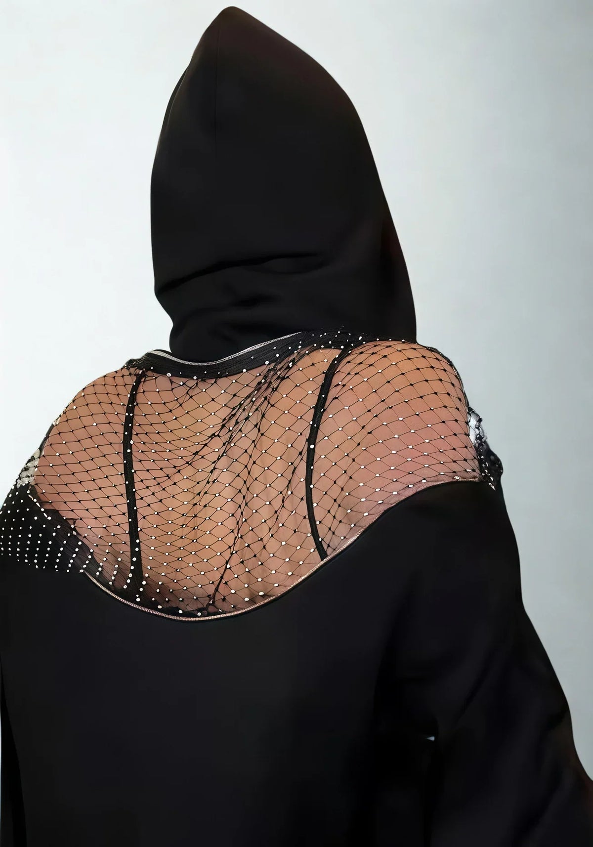 Rhinestone Reveal Back Hoodie