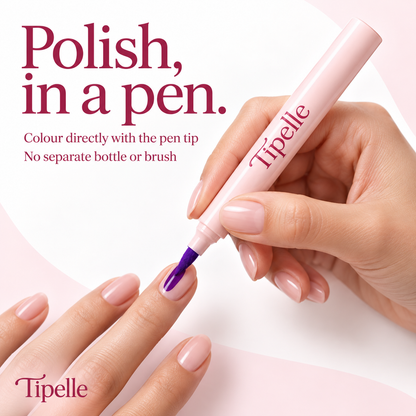 Color Flick nail pen applying colour directly