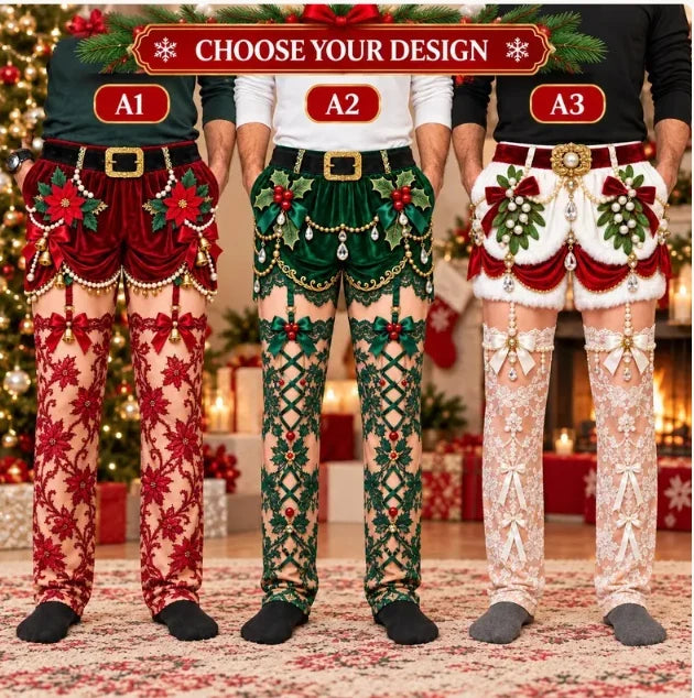 Santa Shorts Christmas Novelty Pants