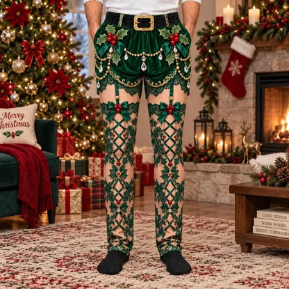 Santa Shorts Christmas Novelty Pants