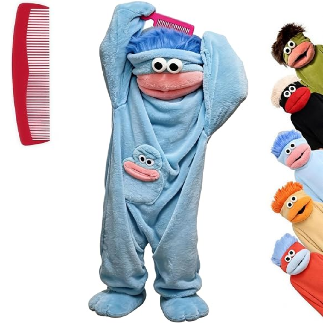 Belly Buddy monster onesie in Blue
