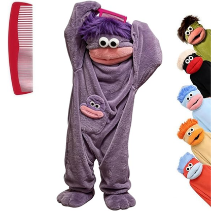 Belly Buddy monster onesie in Purple