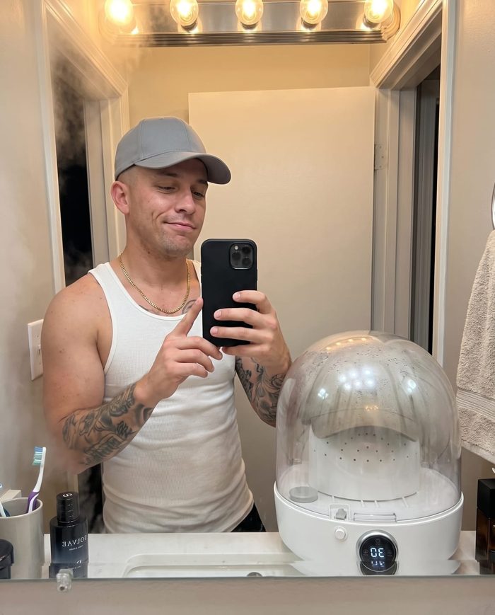 Customer photo review of the Cap Care Machine