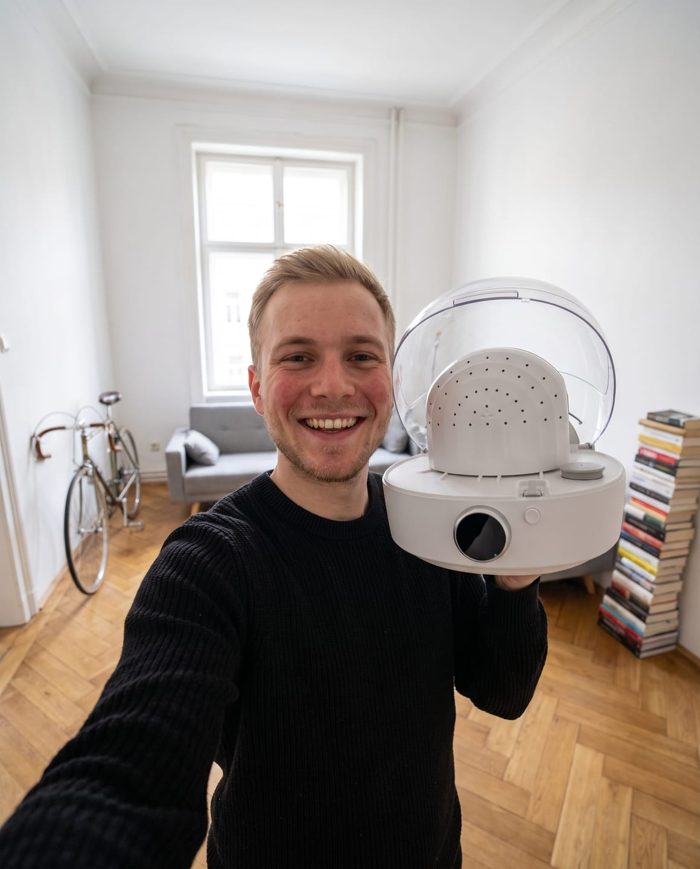 Customer photo review of the Cap Care Machine