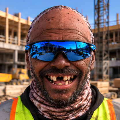 Construction Funny Face Ski Mask 2