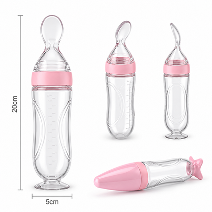 Spoon Sprout squeeze feeder spoon in pink