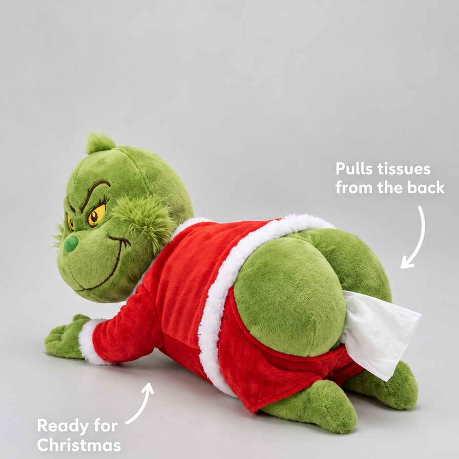 Grinch Tissue Holder