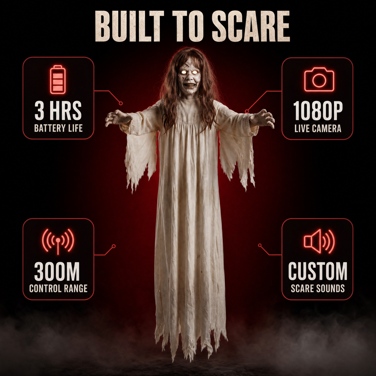 GhostGlide™ Flying Scare Ghost - image 2