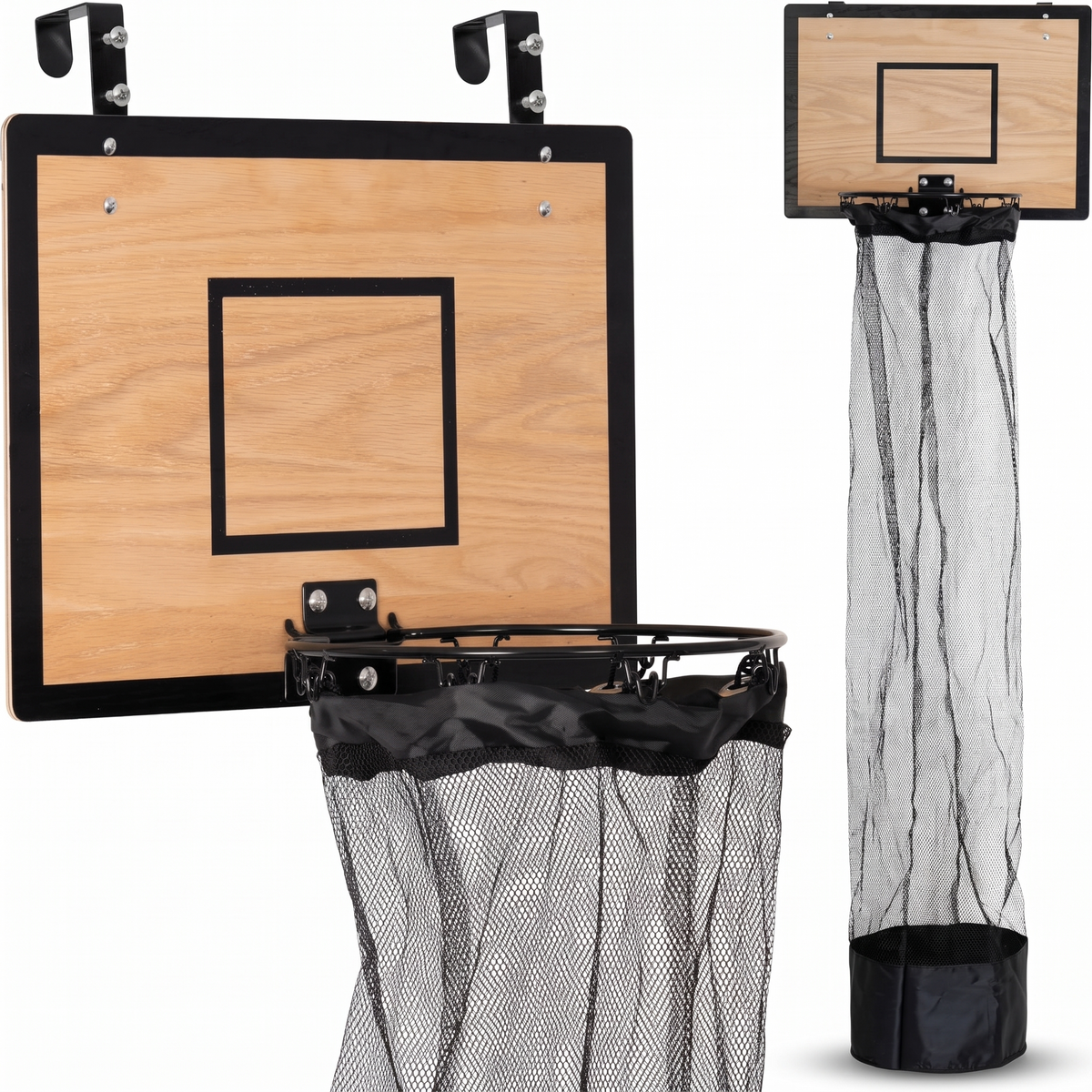 Over-the-Door Basketball Laundry Hamper