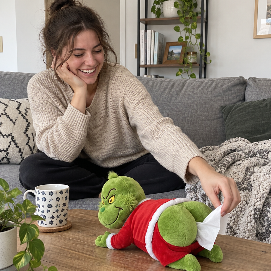 Grinch Tissue Holder
