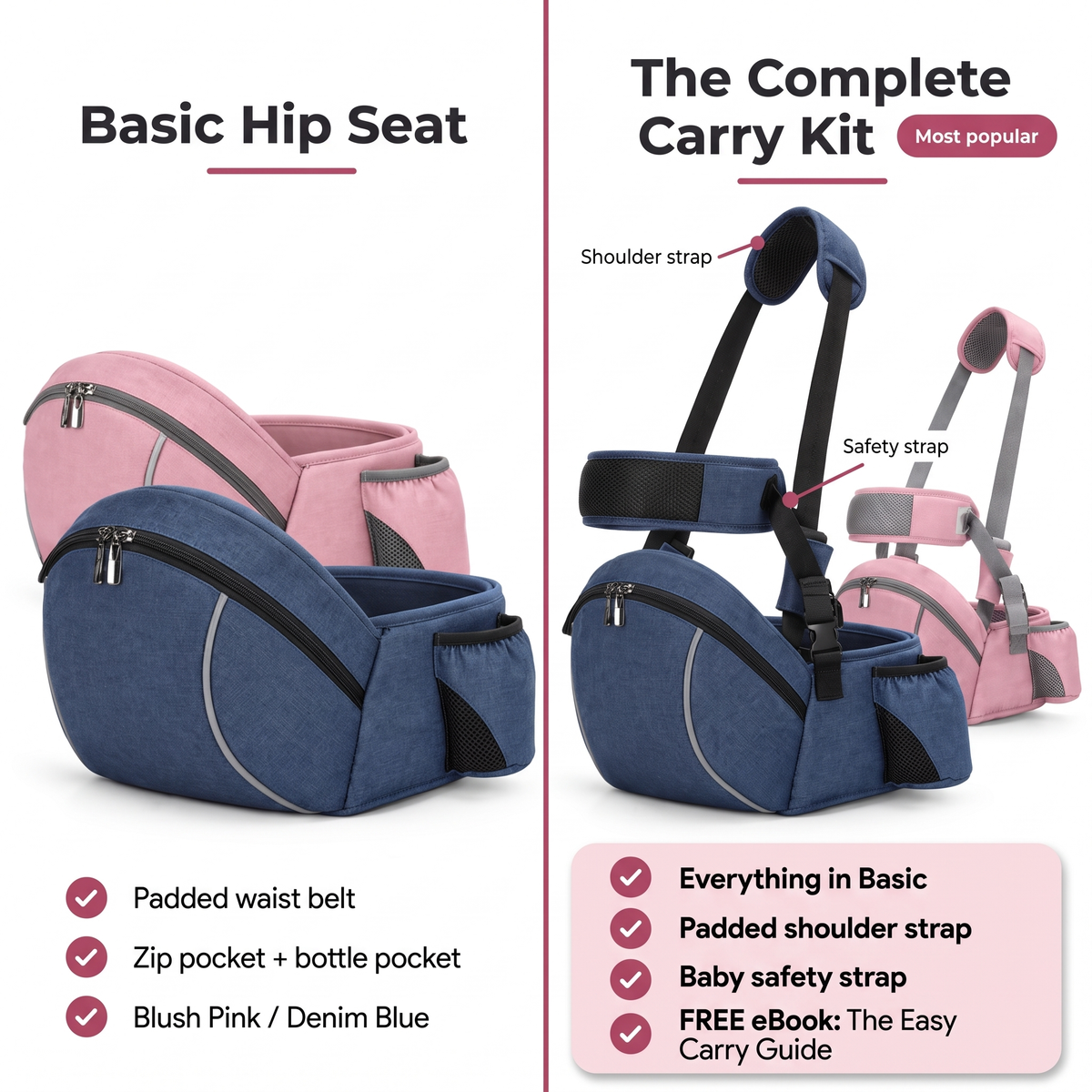 Baby Hip Seat Carrier