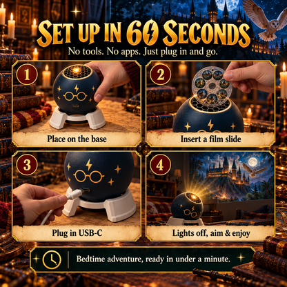 Enchanted Glow Light set up in 60 seconds