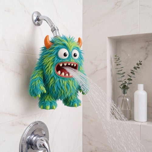 Fuzzy Monster Shower Head
