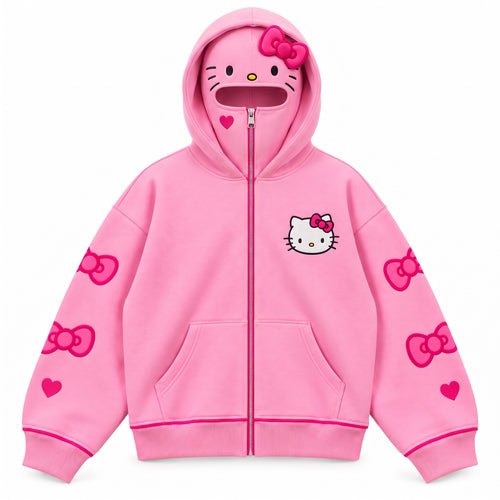 pink-kitty-clava-hoodie gallery 1