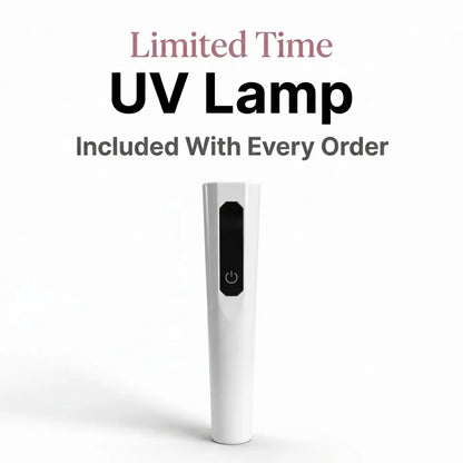 Mini UV lamp included with every Pocket Glam order