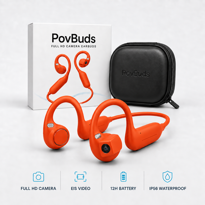 POV Buds Pro Cycling Camera Earbuds 10