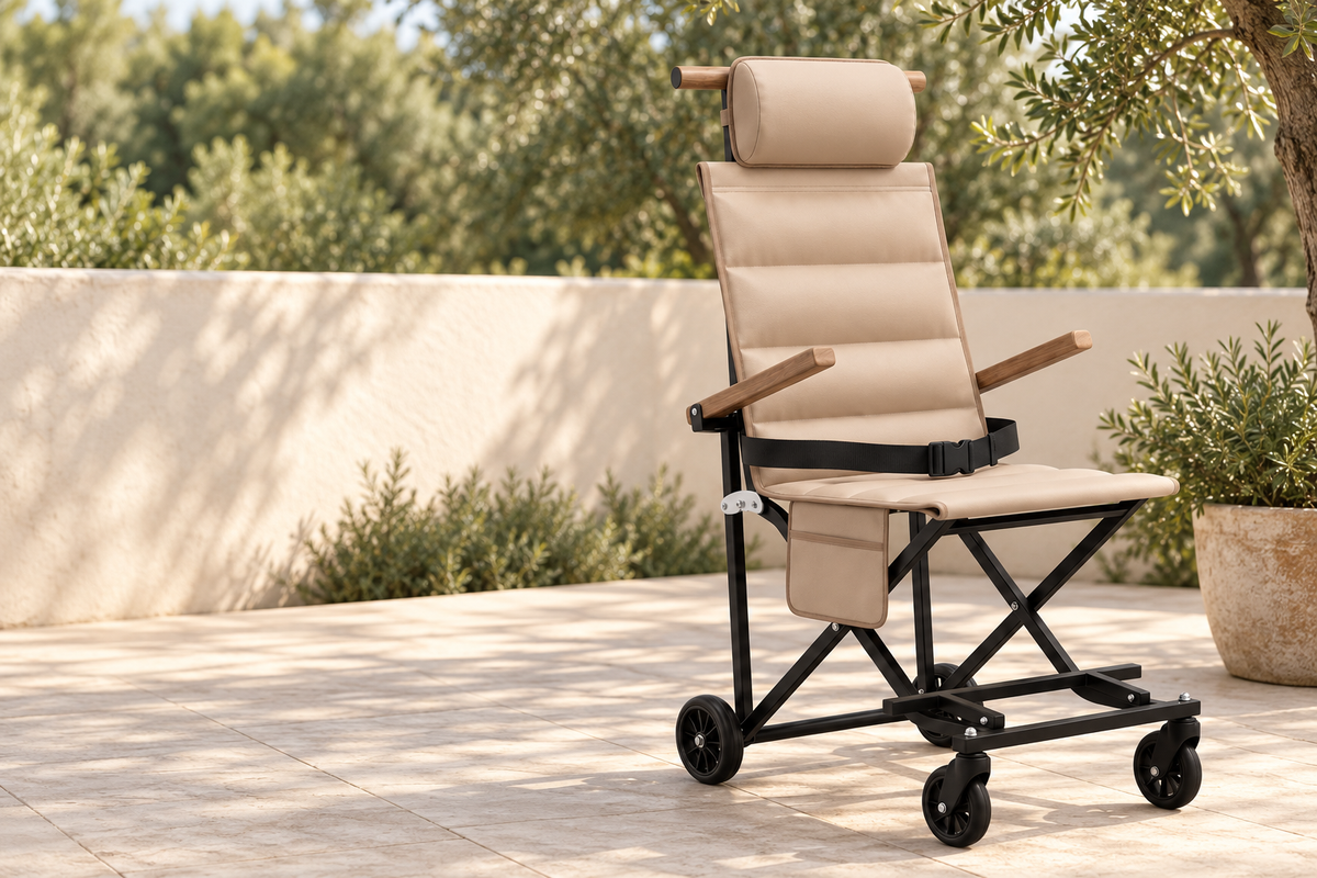 Lightweight Folding Transport Chair