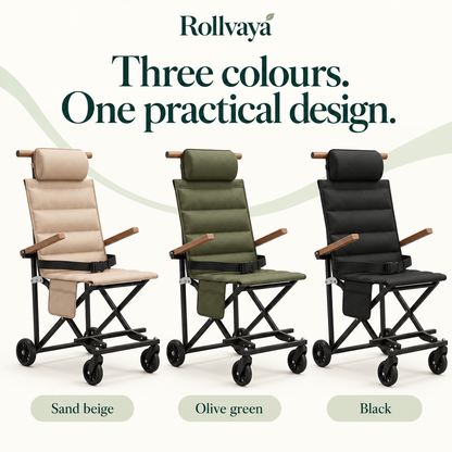 Lightweight Folding Transport Chair