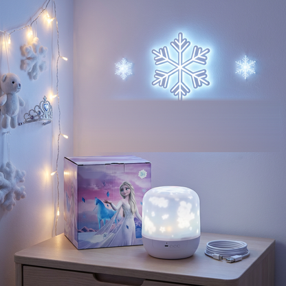 Snowy Dreams Ice Princess Projector Night Light